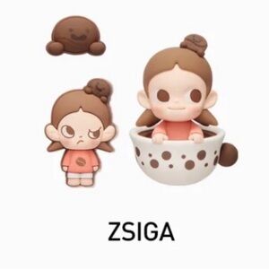 Authentic POP BEAN Coffee Factory - Decoration Charm- UNOPENED CONFIRMED - ZSIGA